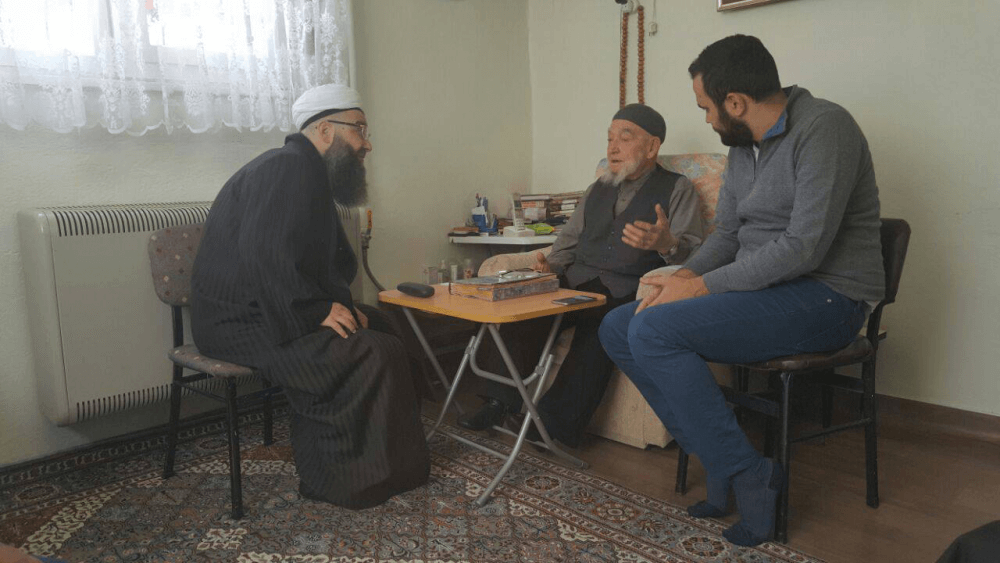 Cübbeli Ahmet Hoca Binlerce Hafız Yetiştirmiş Yusuf Şengönül Hoca'yı Ziyaret Etti