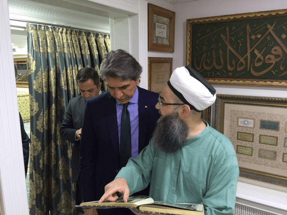 Fatih Belediye Başkanı Sayın Mustafa Demir Beyfendi, Cübbeli Ahmet Hoca'yı ziyaret etti