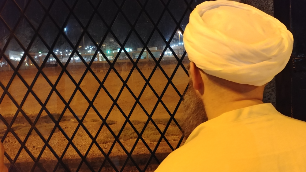 Uhud Şehidlerinin huzurunda Cübbeli Ahmet Hocamız tarafından yapılan duâ