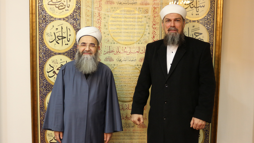Mahmud (Meriç) Erkan, Cübbeli Ahmet Hoca’yı Hânesinde Ziyâret Etti.