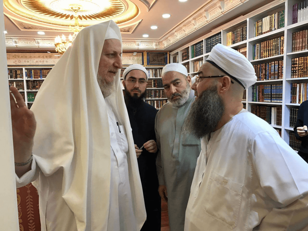 Safvan Adnan Dâvûdî Hazretleri'nin Talebesi Abdurrahman el-Ğûş Cübbeli Ahmet Hoca'yı ziyaret ettiler