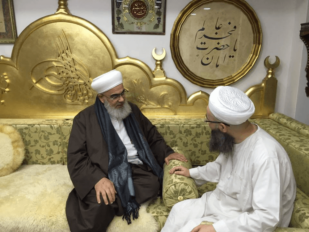 Mahmud Efendi Hazretleri'mizin vekillerinden Ali Polat Hoca Efendi Cübbeli Ahmet Hoca'yı ziyaret etti