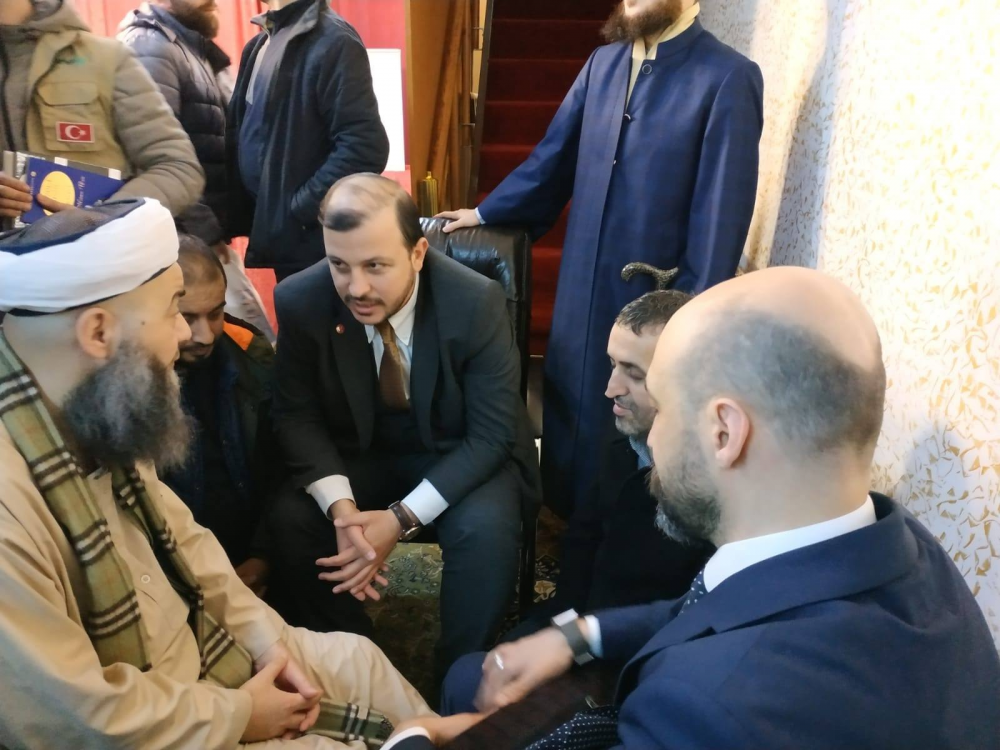Erbakan Vakfı İstanbul İl Başkanı Hüseyin Terzi Beyefendi Cübbeli Ahmet Hocaefendi’yi “Erbakan Hoca’yı Anma” Programına Davet Ederken