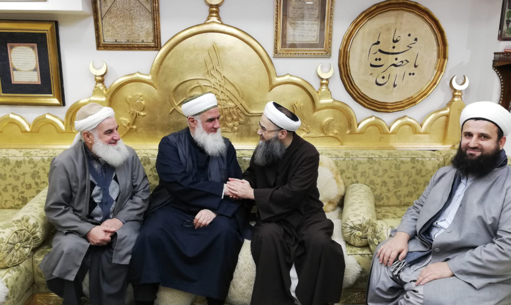 Şeyh Muhammed Muvaffak el-Murâbi’, Hazretleri Cübbeli Ahmet Hocaefendi’yi Hânesi’nde ziyâret etti