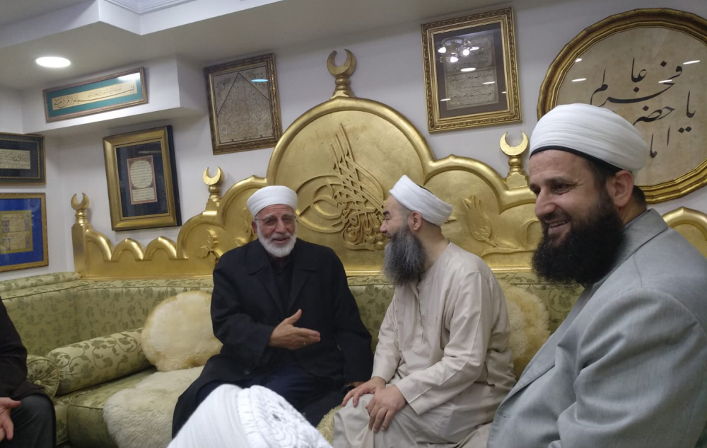 Kurrâ Hâfız İbrahim TANRIKULU Hocaefendi, Cübbeli Ahmet Hocaefendi'yi Hânesinde ziyâret etti