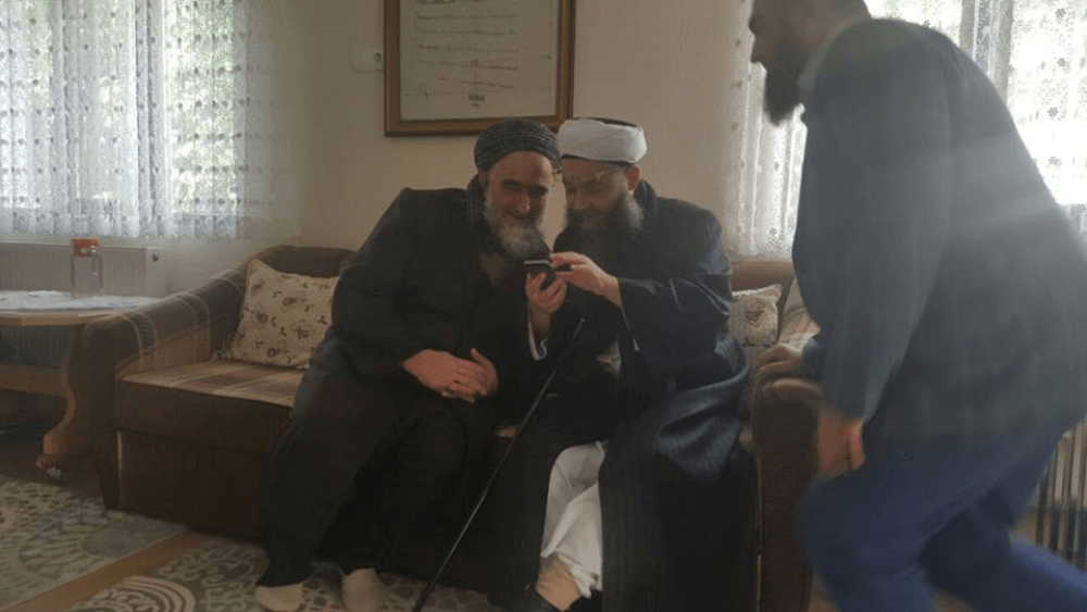 Cübbeli Ahmet Hoca Emsile Hocası Hüseyin Kocaman Hoca Efendi'yi Ziyaret Etti