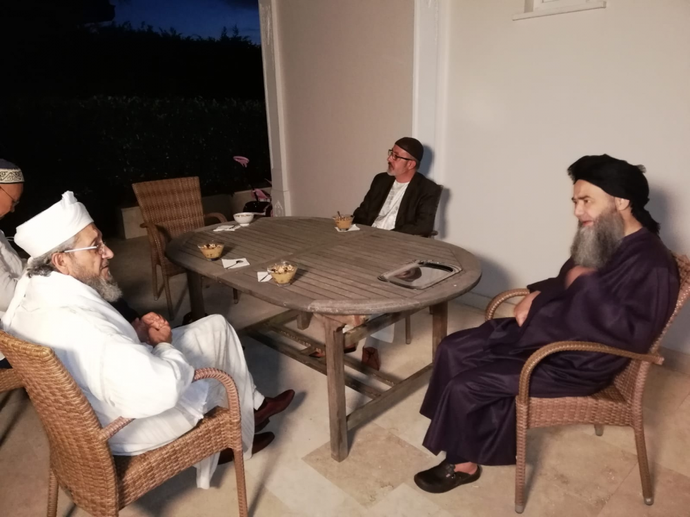 'Ismetullâh el-Müceddidî Hazretleri ile amcası Habîbullâh el-Müceddidî Hazretleri'nin Ziyâreti