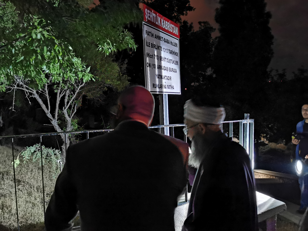 Harput’ta Fetih Ahmet Baba Hazretleri ile birlikte şehit düşen şühedâyı ziyâret