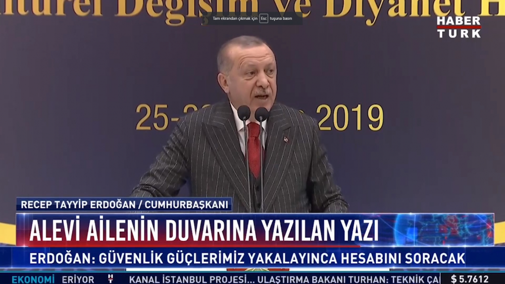 "Dîni Kendimize Değil, Bizim Dîne Uymamız Gerektiğini" Söyleyen Kıymetli Başkanımıza Bu İfâdelerinden Dolayı Teşekkür Ediyoruz!